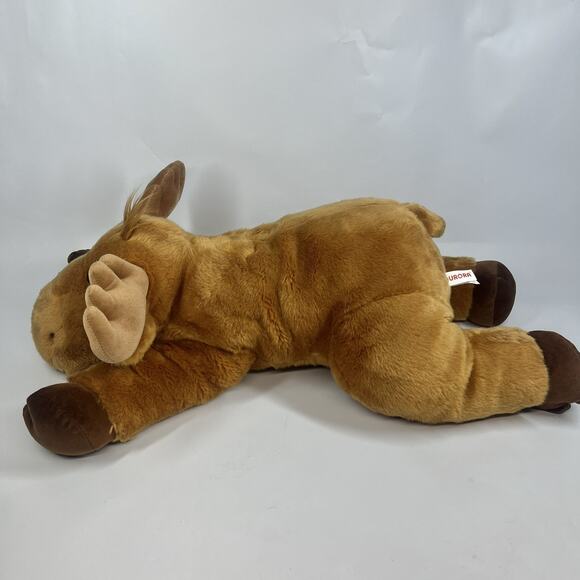 Aurora Plush Moose Realistic Brown 28" Large Stuffed Animal Toy Excellent Cond. - Picture 5 of 12